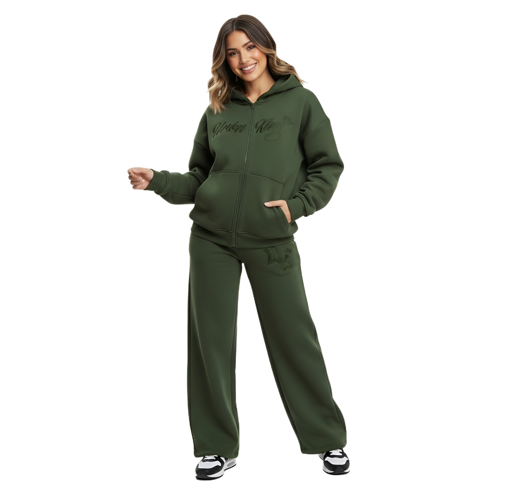 Meridian Sweats in Matcha Green